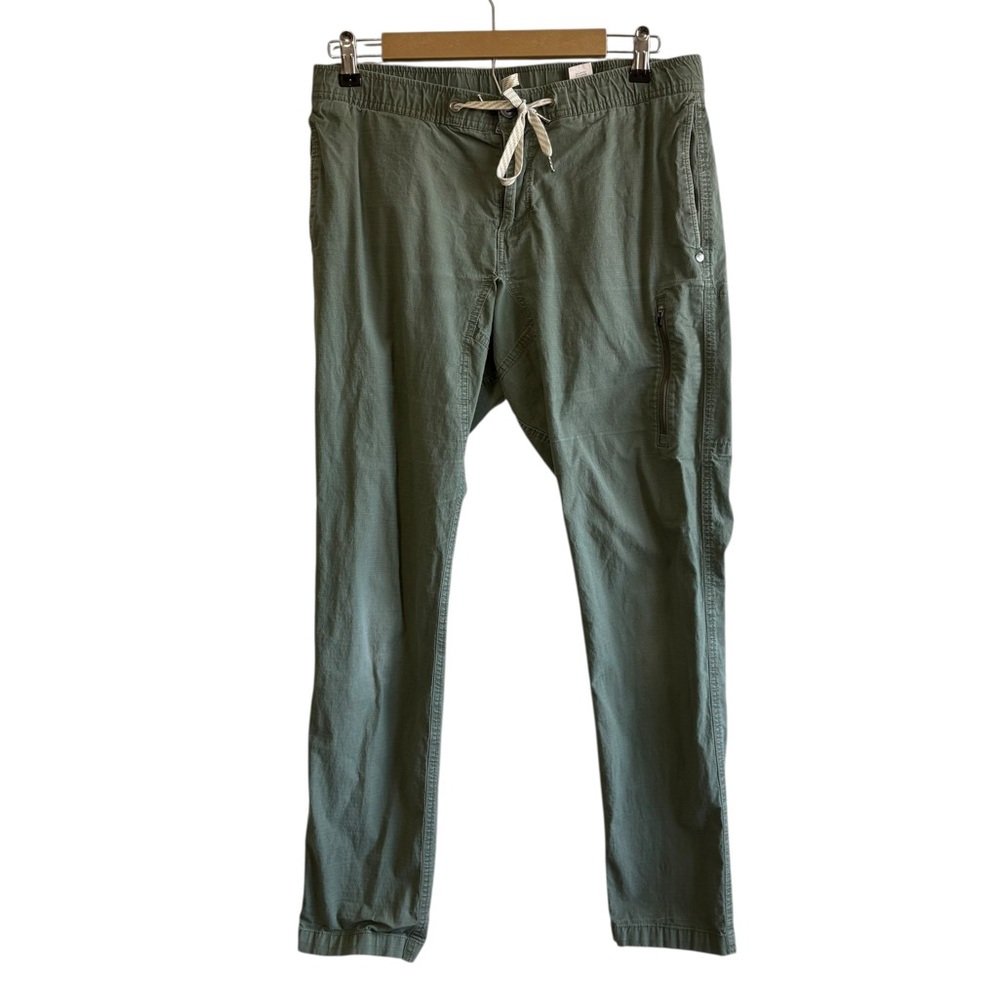Vuori Men’s Size Large Green Ripstop Drawstring Pants Joggers‎ Active Outdoor